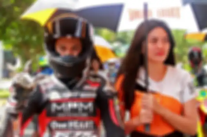 Tommy Salim berjuang demi raih poin dan mengamankan juara umum Trial Game Asphalt 2019 di Malang, Jawa Timur, (18-19/10/2019)