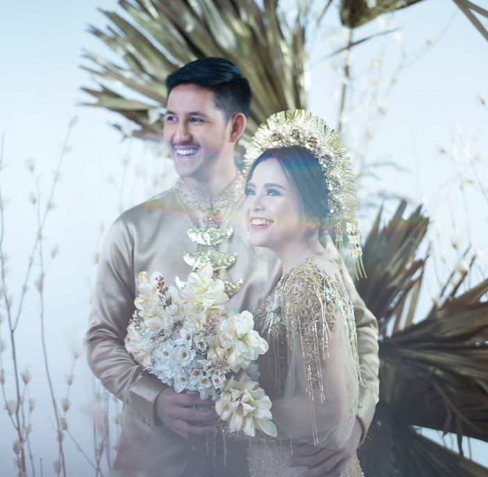 Tasya Kamila dan Randi Bachtiar baru-baru ini melakukan foto prewedding dengan nuansa adat Minang