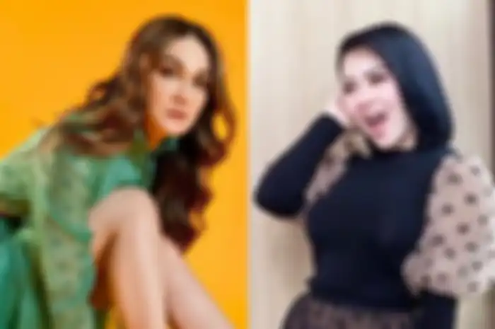 Syahrini dan Luna Maya