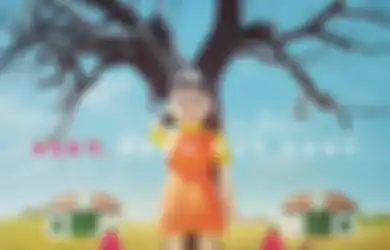 Boneka Squid Game Awasi Lampu Merah Semarang! Netizen: Mati di Tempat!