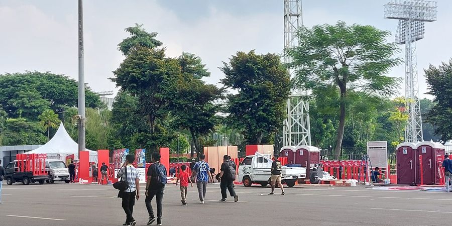 Stadion Utama Gelora Bung Karno Bersolek Jelang Laga Timnas Indonesia Vs Argentina