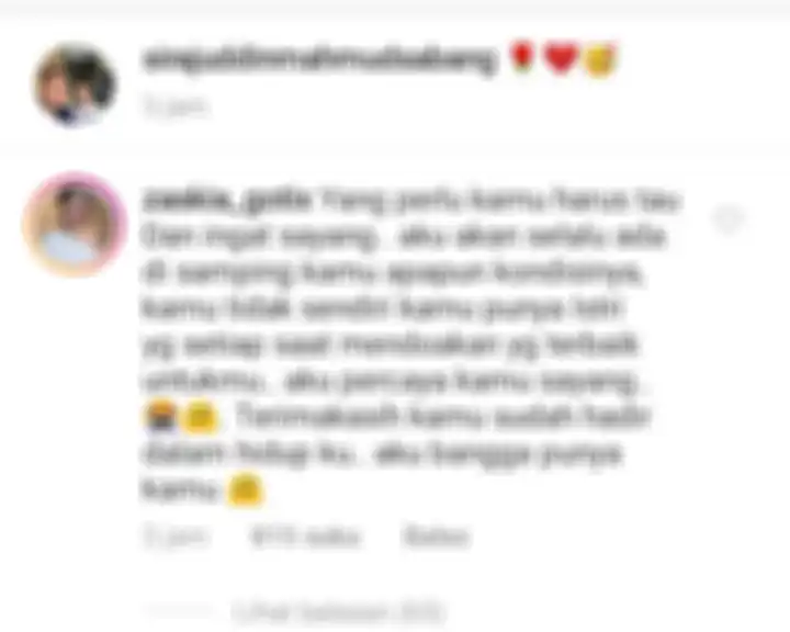Komentar manis Zaskia Gotik untuk Sirajuddin Mahmud