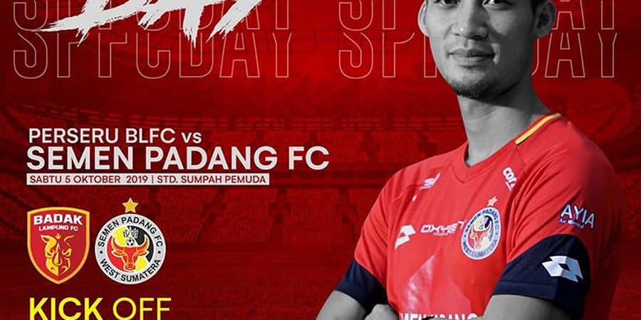 Link Streaming Perseru Badak Lampung Vs Semen Padang, Pekan 22 Liga 1