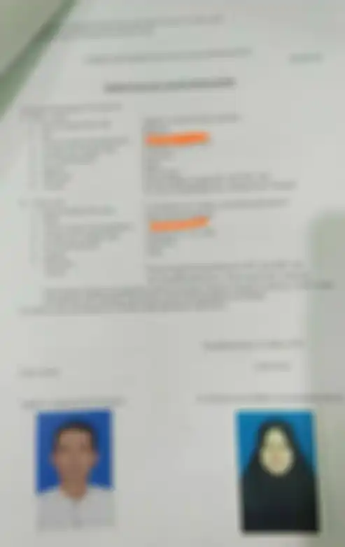 Surat persetujuan nikah Ustaz Abdul Somad dan Fatimah Az Zahra