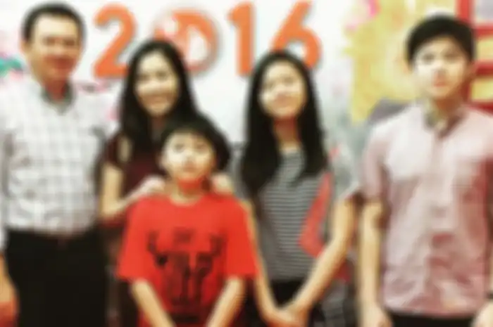 Keluarga Ahok dan Veronica Tan