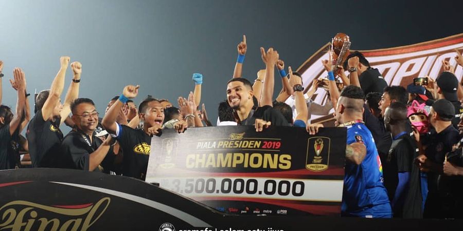 Juara Piala Presiden 2019, Arema Belum Terpikir Menggelar Arak-arakan