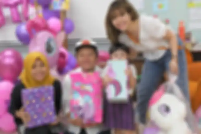Koneng, Gading Marten, Gisella Anastasia, dan Gempita Nora Marten.