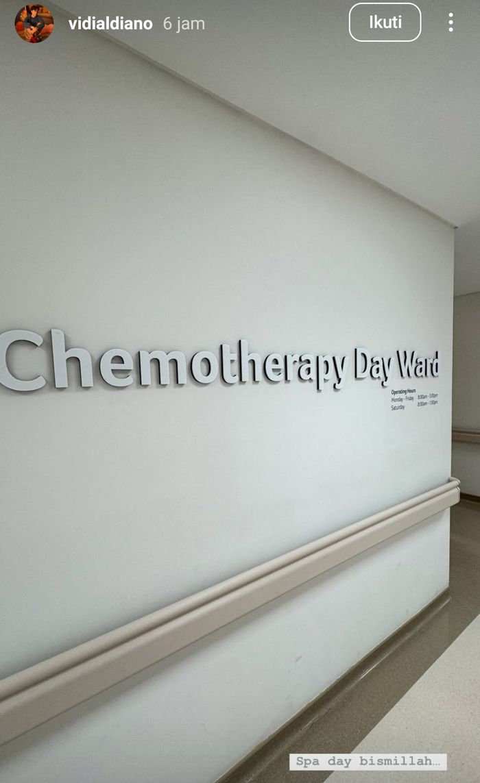 Vidi Aldiano kemoterapi di Malaysia