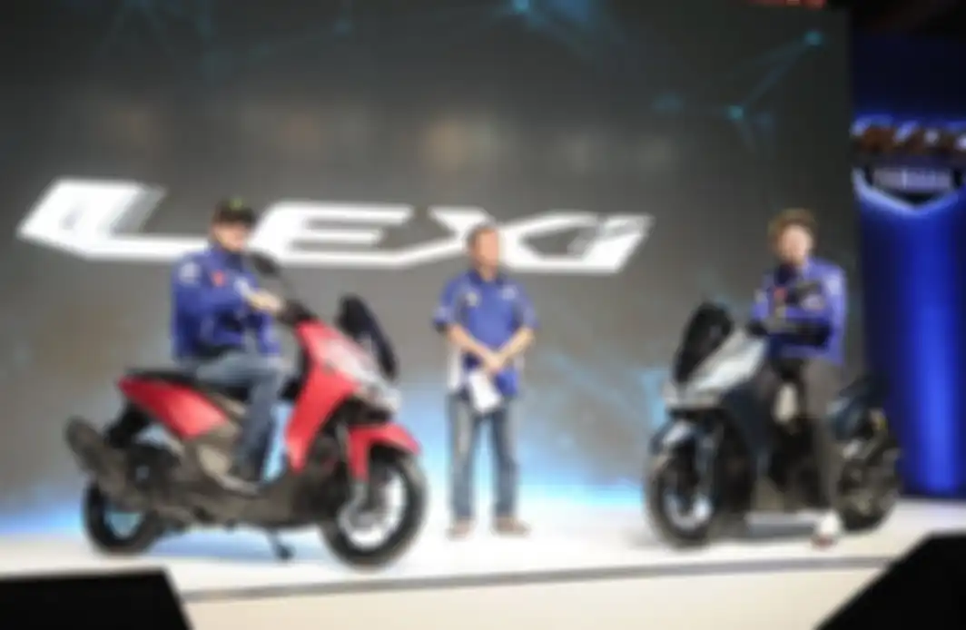 Vinales dan Rossi hadir saat peluncuran Yamaha Lexi 125