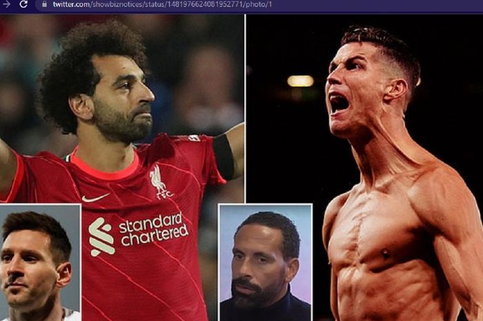 Megabintang Paris Saint-Germain (PSG), Lionel Messi, diklaim bukan lagi saingan Cristiano Ronaldo, Mohamed Salah, dan Robert Lewandowski. 