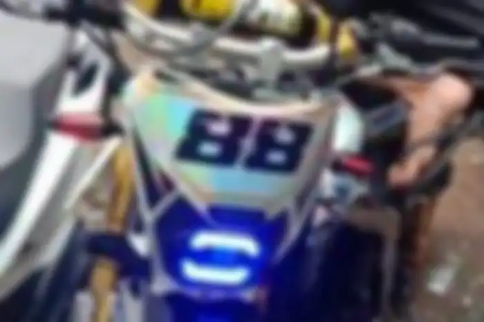 Kawasaki KLX milik warga Ciomas, Bogor yang gagal dibawa kabur maling motor