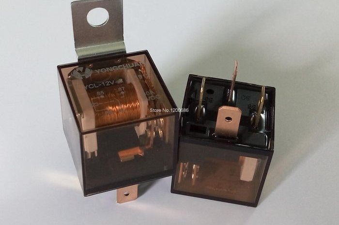Relay biasa dipasang di motor.