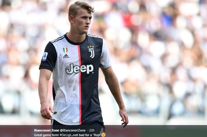 Bek tengah Juventus, Matthijs de Ligt.