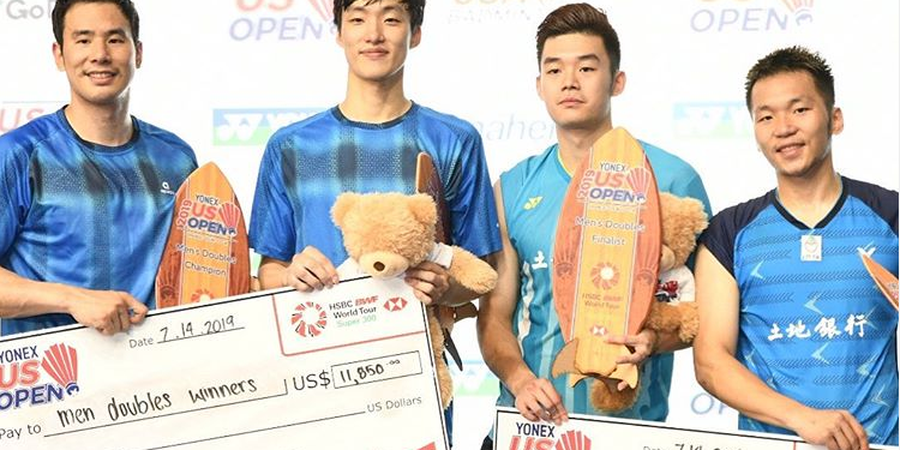 Wang Chi-Lin Cedera, Ganda Putra Korsel Juarai US Open 2019