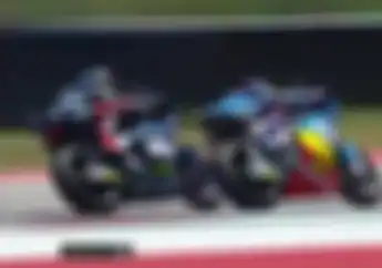 Tipis.. Video Saling Salip Anak Murid Rossi dan Adik Marquez di Race Moto2 Amerika
