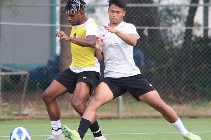 Pemain timnas U-20 Indonesia saat menjalani latihan di Antalya, Turki.