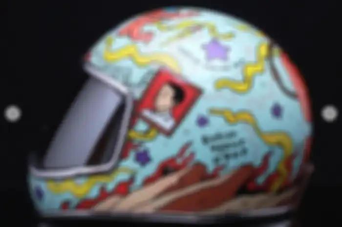 Helm unik hasil karya Troopercustom bertema Jokowi punya makna yang dalam banget