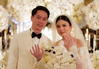 Mewahnya Gaun Pernikahan Valencia Tanoesoedibjo Saat Dipersunting Kevin Sanjaya di Paris, Rancangan Desainer Dunia!