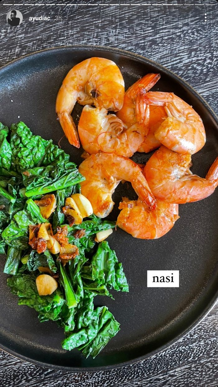 Tangkapan layar Instagram Story Ayudia Bing Slamet.