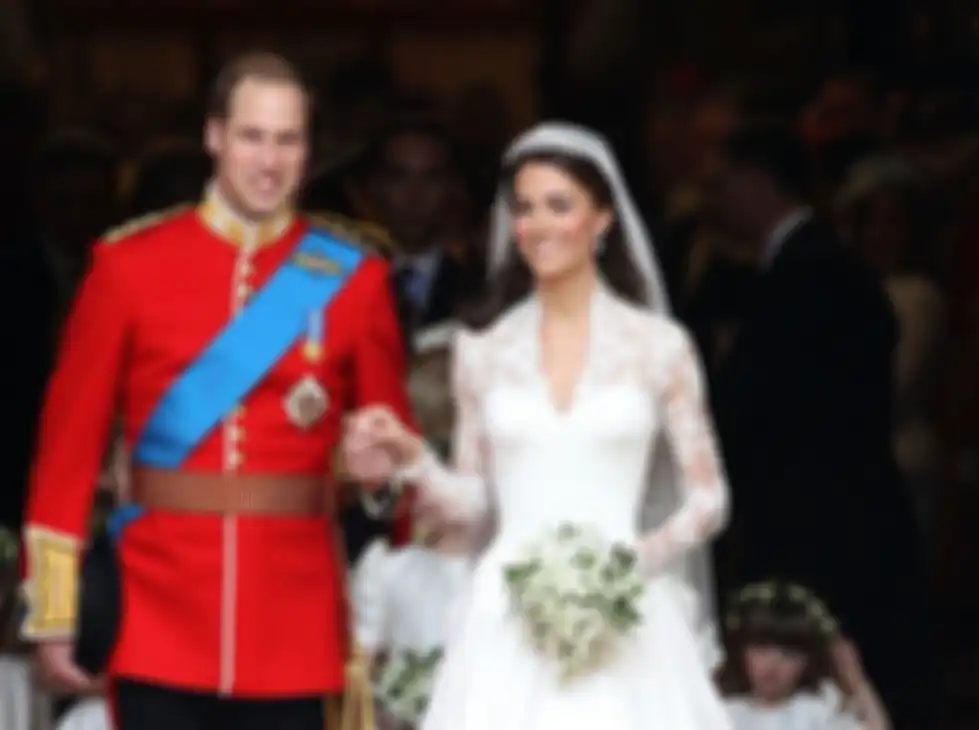 Kate Middleton dan Pangeran William (2011).