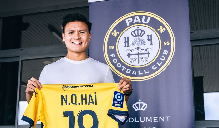 Bintang timnas Vietnam, Nguyen Quang Hai resmi gabung klub Prancis, Pau FC.