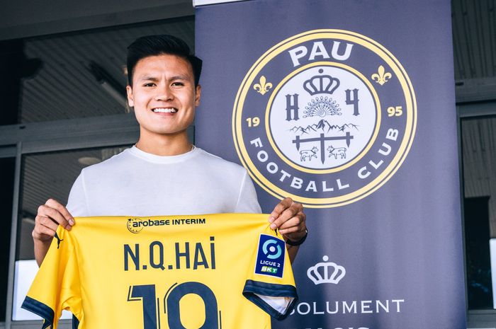 Bintang timnas Vietnam, Nguyen Quang Hai resmi gabung klub Prancis, Pau FC.