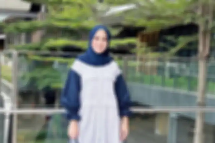 Gaya Dhena Devanka saat berhijab