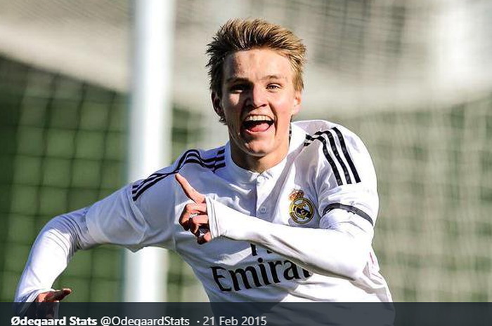 Pemain Real Madrid, Martin Odegaard.