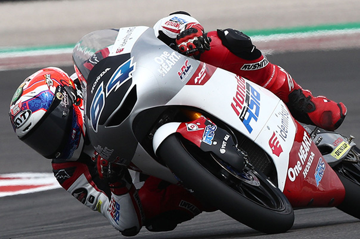 Pembalap Indonesia Mario Aji posisi 15 besar di FP1 Moto3 Prancis 2022