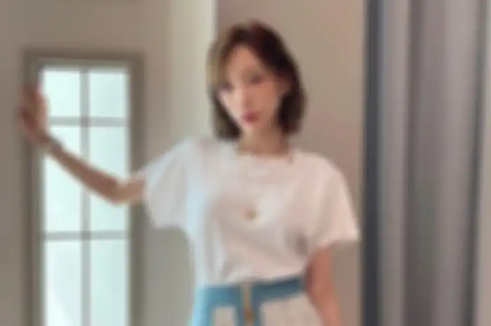 Outfit cuaca panas Korea dari Taeyeon