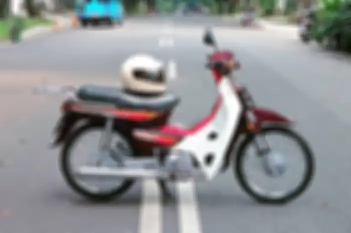 Ilustrasi motor bebek tua. Kenapa sih disebut motor bebek? Ini dia alasannya.