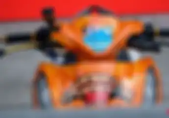 Bikin Pangling, Modifikasi Honda Vario 150 Berbalut Decal Juara MotoGP 2019 Marc Marquez