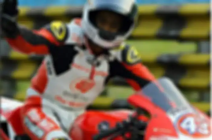 Muhammad Fadli saat akan berlaga di ARRC.