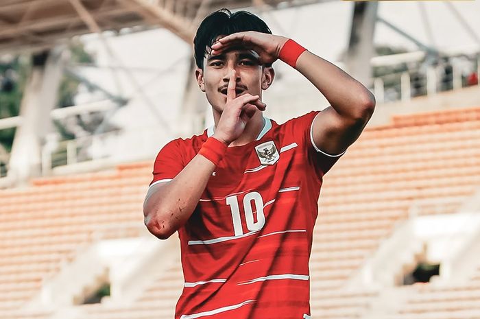 Theo Evan Leeming saat mencetak gol untuk Timnas U-20 Indonesia kala melawan Australia di Kualifikasi Piala Asia U-20 2027, Minggu (6/9/2026). 
