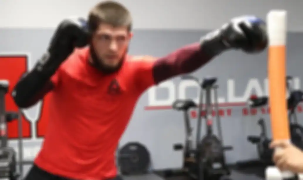 Petarung UFC asal Rusia, Khabib Nurmagomedov. 