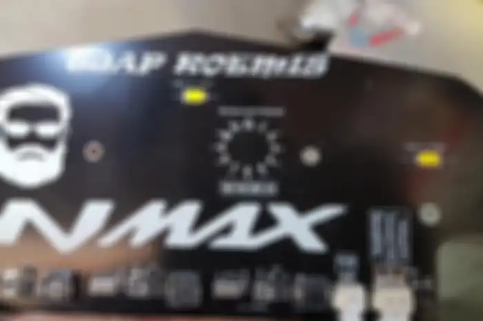 Lampu led Yamaha NMAX yang sudah diupgrade