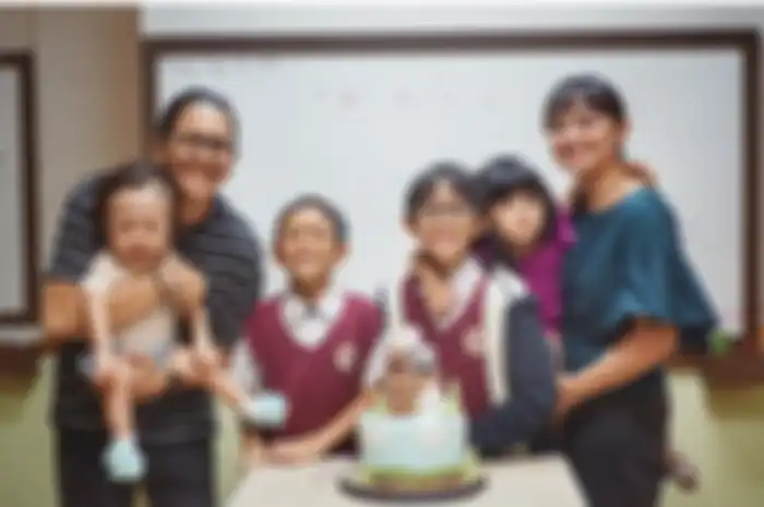 Joanna dan keluarganya