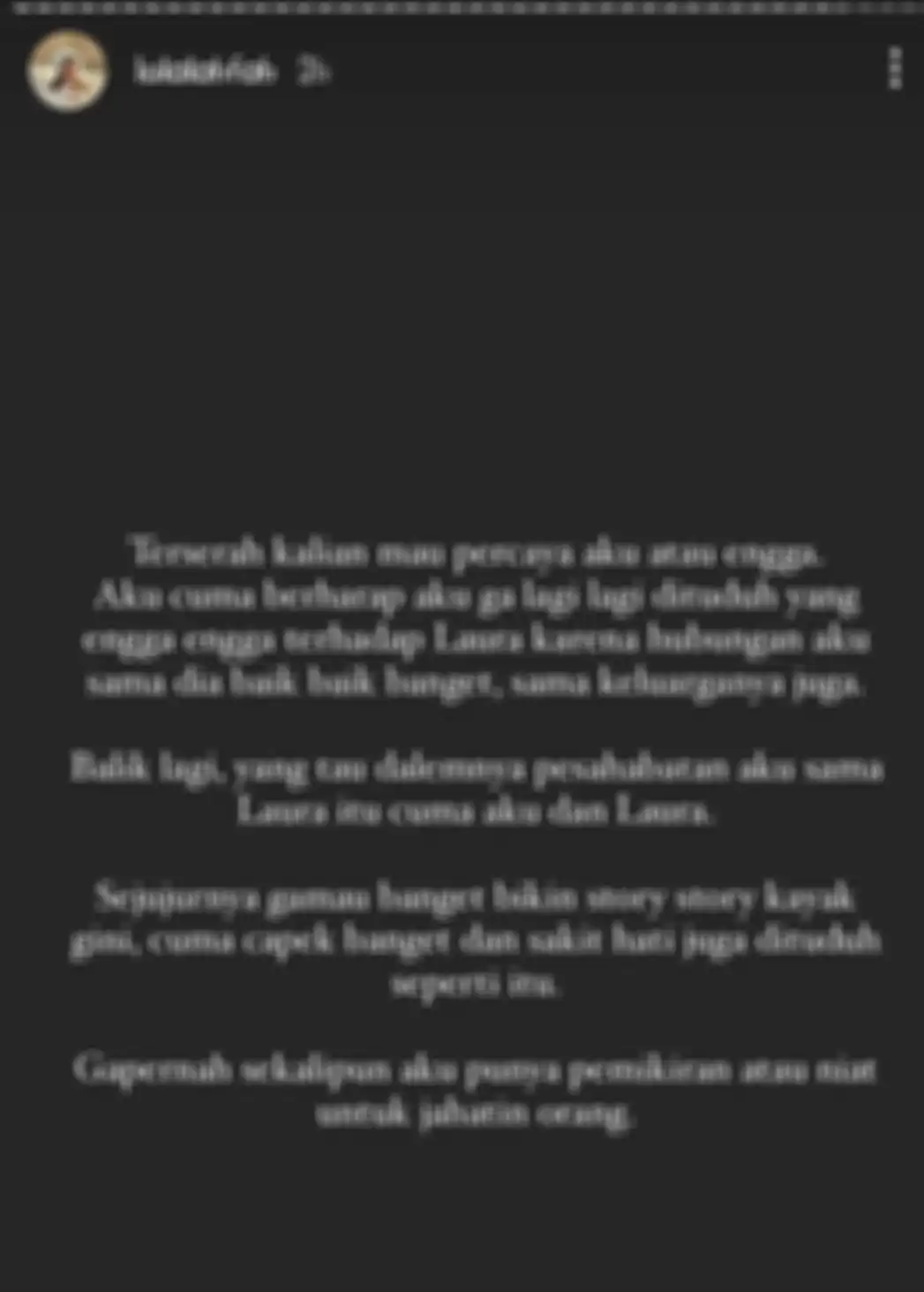 Lula Lahfah dituduh netizen