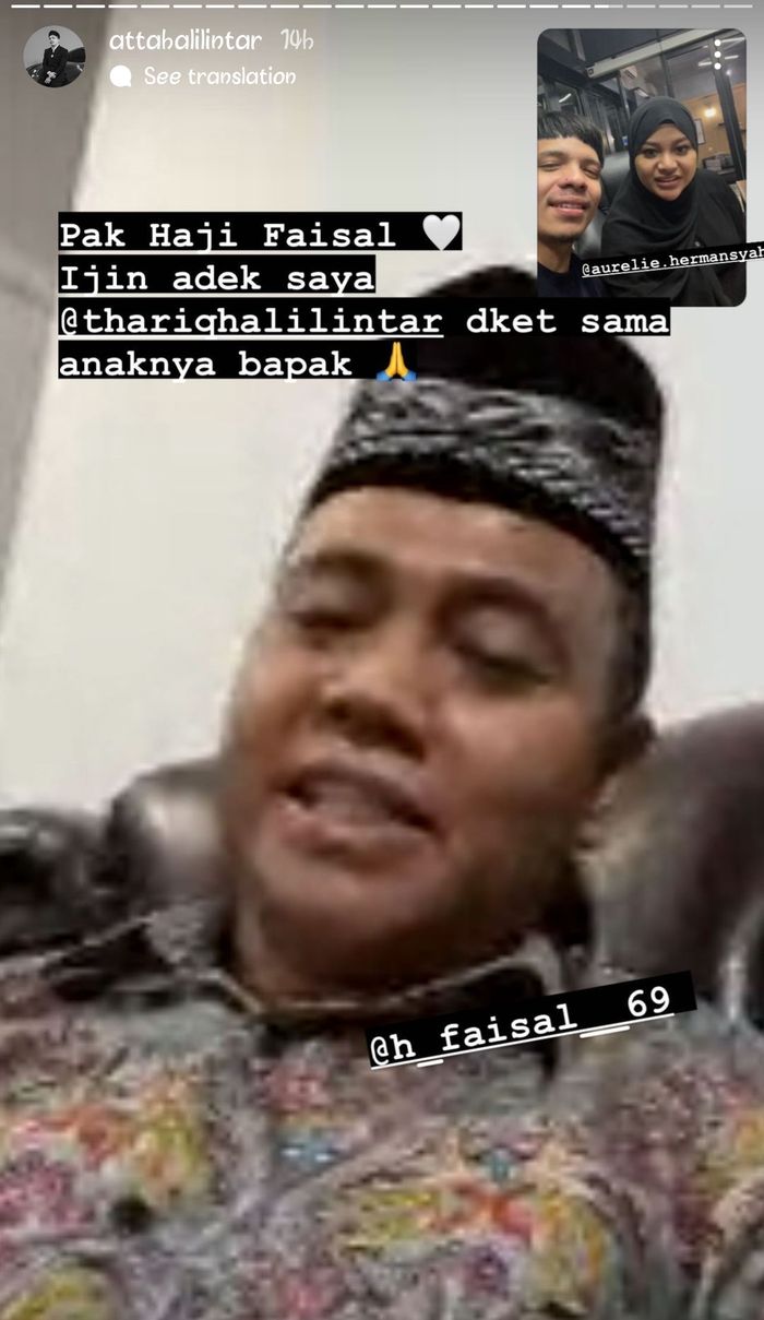 Thariq bertemu orang tua Fuji