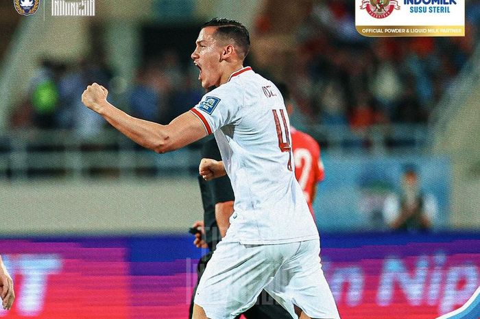 Aksi Jay Idzes saat memperkuat timnas Indonesia melawan Vietnam di Stadion My Dinh, Hanoi, pada Selasa (26/3/2024). Kini, Jay Idzes siap tampil habis-habisan melawan Irak dan Filipina demi memastikan lolos ke babak berikutnya. Jay Idzes mengaku suka cerewet kala bermain dengan timnas Indonesia demi 