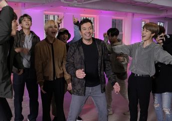 BTS Tampil di The Tonight Show, Hastag #BTSonFallon Jadi Trending Topik Dunia