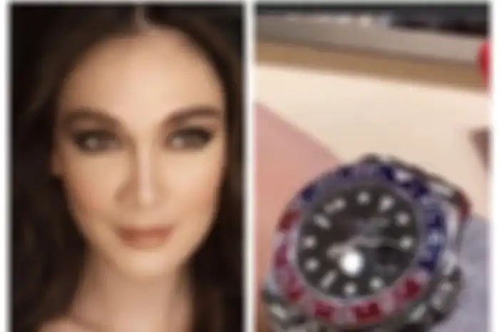 Luna Maya diberi jam tangan mewah oleh seorang pria?