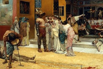 Gladiator bisa menjadi orang bebas dan mendapatkan sedikit hak sebagai warga negara Romawi. Namun Flamma, gladiator Romawi dari Suriah justru menolak kebebasan. 