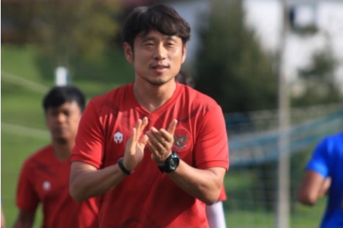 Pelatih fisik timnas U-19 Indonesia, Lee Jae-hong.