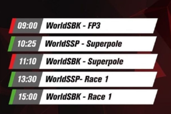 Buat yang enggak bisa menonton langsung balap WSBK 2021 di sirkuit Mandalika, bisa saksikan langsung di dua saluran TV ini.