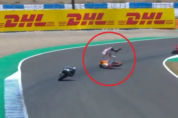 Marc Marquez Patah Tangan Terjungkal di MotoGP Spanyol 2020, Kenalan dengan High Side Crash dan Low Side Crash