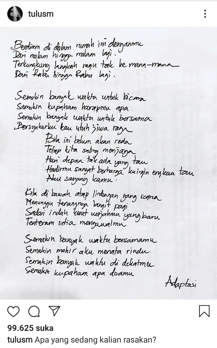 Tulus rilis single baru