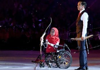 Asian Para Games 2018: Dihampiri Jokowi di Panggung, Inilah Surat Bulan Karunia Rudianti untuk sang Presiden