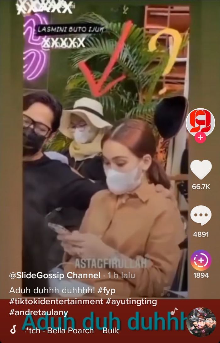 Andre Taulany kepergok elus Ayu Ting Ting