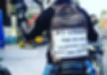 Simak Nih, 7 Tulisan Kocak di Belakang Motor Saat Mudik, Bisa Bikin Senyum Sendiri Yang Bacanya